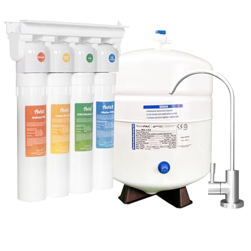 Twist Reverse Osmosis Water Filter System Under Sink Quick