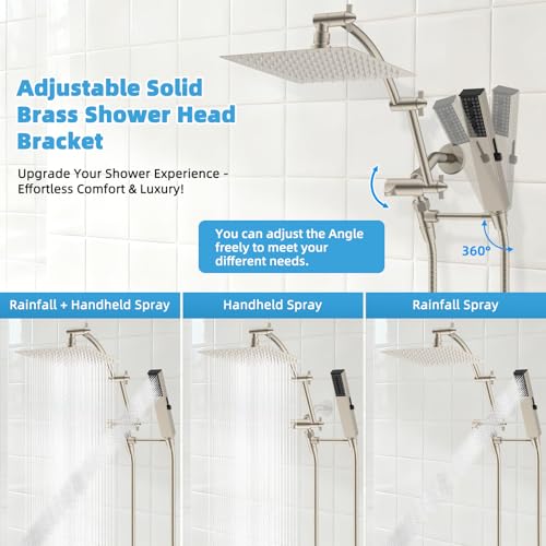 All Metal CUPC Certified 8'' Rainfall Shower Head