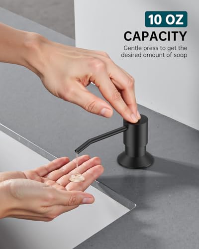 Pull Down Kitchen Faucet with Soap Dispenser