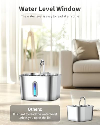 Cat Water Fountain Stainless Steel