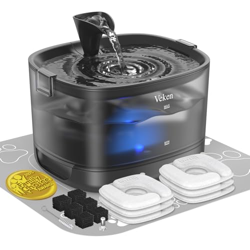 85oz 2.5L Cat Water Fountain with Detachable Tank