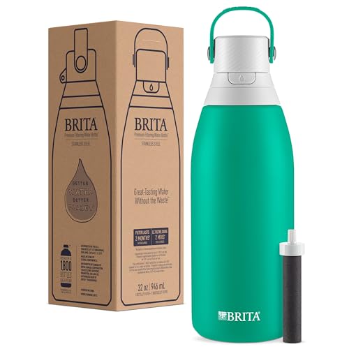 Insulated Filtered Water Bottle with Straw