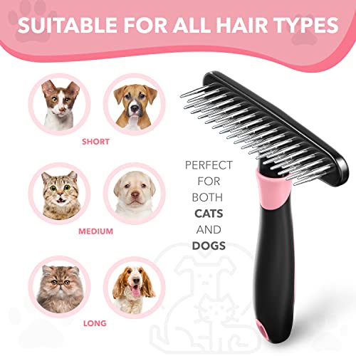 Dog rake deshedding dematting Brush Comb