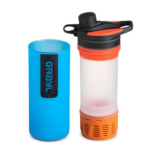 GeoPress 24 oz Water Purifier & Water Filter Bottle