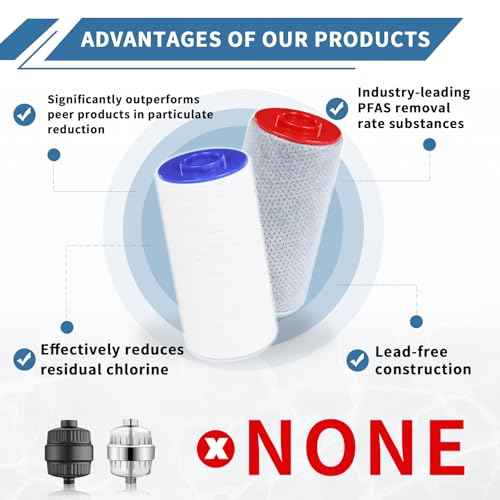 Replacement Filter Compatible with Weddell Duo Shower Water Filtration (2 Count)
