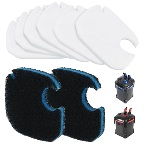 Replacement Canister Filter Pads Compatible with AMOSIJOY、Pondforse、Coospider (8 Count)