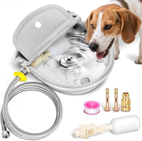 Automatic Animal Drinking Water Bowl with Float Valve
