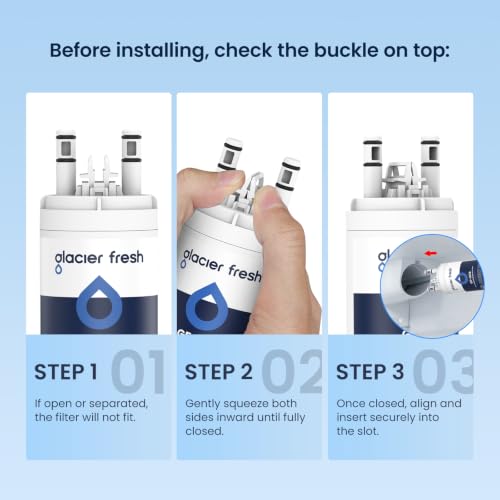 WF3CB Refrigerator Water Filter Replacement Pack of 2 (2 Count)