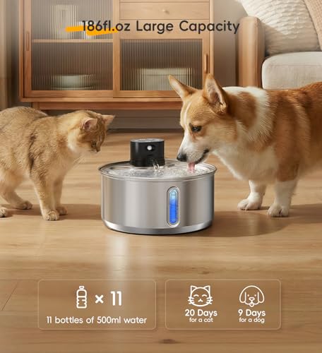 Stainless Steel Cat Water Fountain