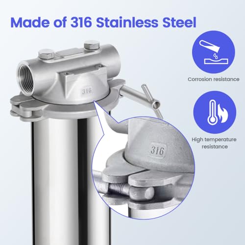 316 Stainless Steel Filter Housing for Filter Cartridge