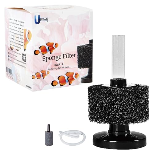 Small Aquarium Sponge Filter Fish Tank Silent Filteration Breeding Fry Betta Shrimp Nano Tank Accessories Air Stone 4