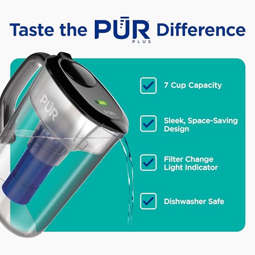 Plus 7 Cup Water Filter Pitcher