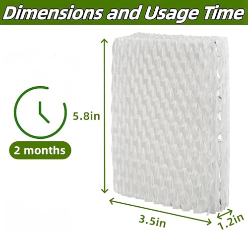 6 PACK WF813 Humidifier Filter Replacement Compatible with Equate EQWF813 EQ