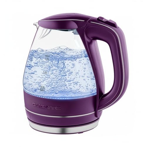 1.5L Glass Electric Kettle Water Boiler