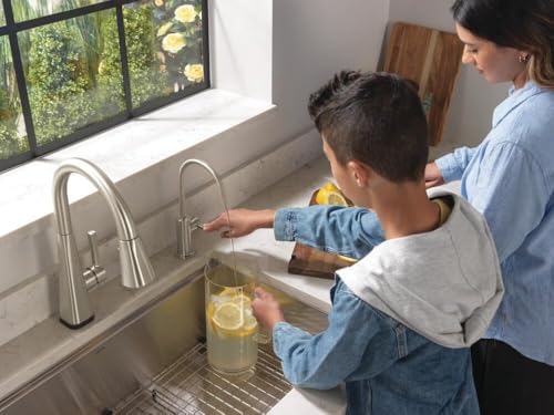 Faucet Clarifi Under Sink Reverse Osmosis Water Filter System with Brushed Nickel Contemporary Beverage Dispenser Faucet