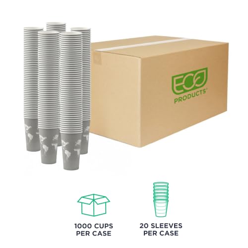 World Art Disposable Coffee Cups (1000 Count)