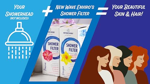 Shower Filter System with Chlorine Removal