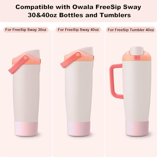 2PCS Silicone Boot for Owala FreeSip Sway 30oz 40oz Bottle