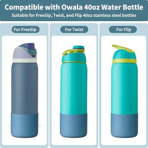 Silicone Water Bottle Boot for Owala 40 oz