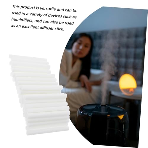 50pcs Cotton Sticks Diffuser for Essential Oils Humidifier Filters Humidifier Car Accessory White