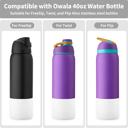 Silicone Water Bottle Boot for Owala 40 oz