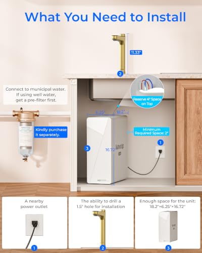 X12 WAJ Alkaline Mineral Reverse Osmosis Water Filter