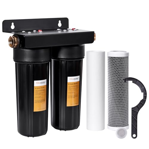 RV Dual Water Filter System with 3