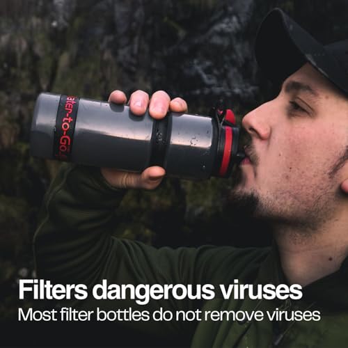 Water-to-Go Active Water Filter Bottle, 25oz/75cl