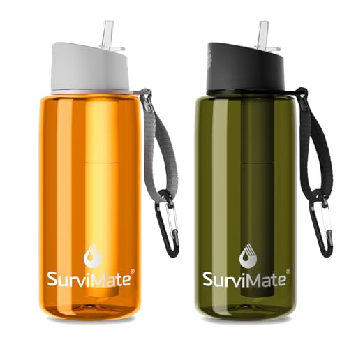 Purified Water Bottle for Camping (2 Count)
