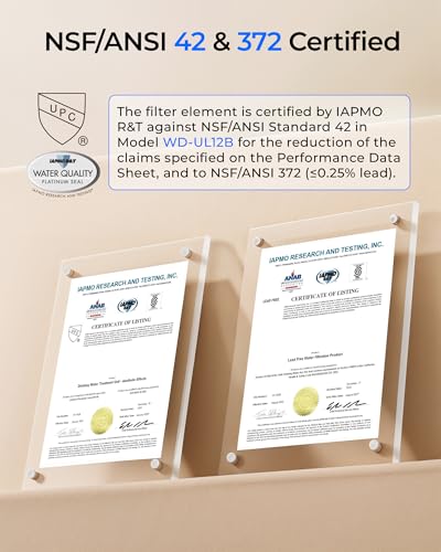 UL12B Under Sink Water Filter