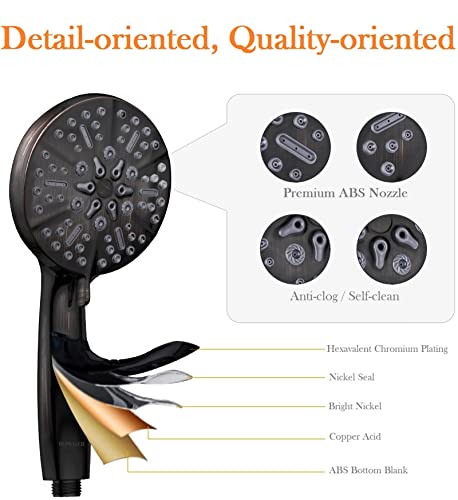ORB High Pressure Shower Head with Handheld