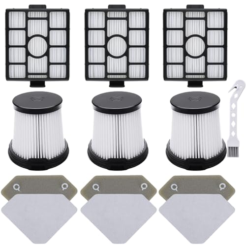 BU3523 BU3521 Filter Replacement for Shark Clean and Empty Cordless Vacuum (9 Count)