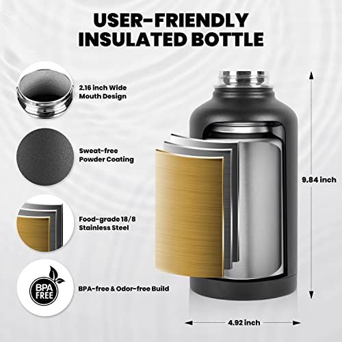 Insulated Water Bottle 64 oz
