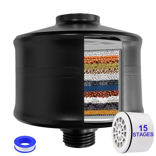 Matte Black Showerhead Filter