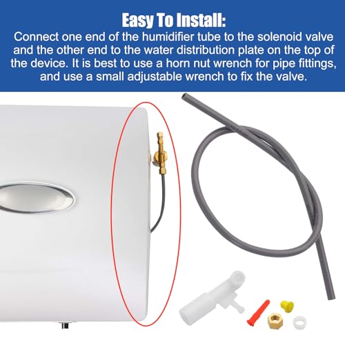 4235 Feed Tube Nozzle Assembly with Sleeve Nut Compatible with Aprilaire 700 Series Aprilaire Humidifier Models 700