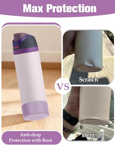 2PCS Silicone Boot for Owala FreeSip Water Bottle 40 oz