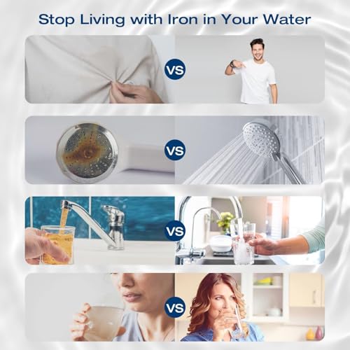 10" x 4.5" Iron Water Filter Cartridge for Well Water