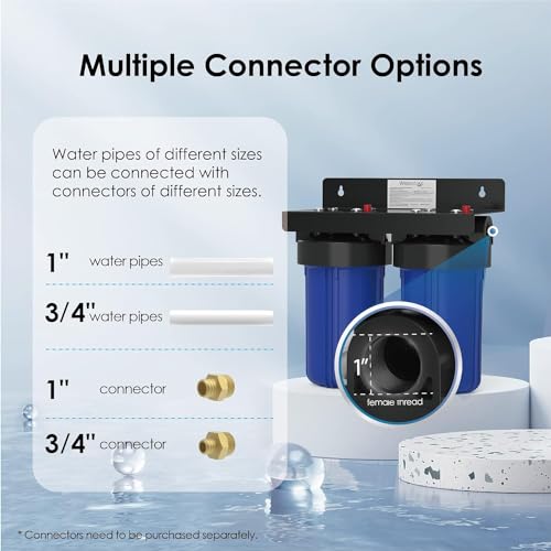 WHF21-FG 2-Stage Whole House Water Filter System, 5 Micron