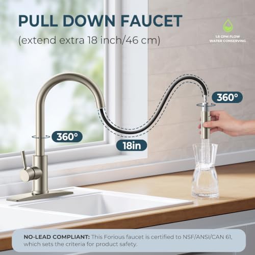 Kitchen Faucet with Soap Dispenser
