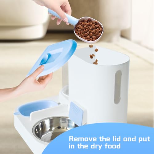 Automatic Cat Food and Water Dispenser Set 2 in 1