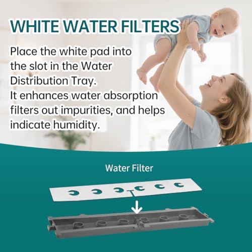 10 Replacement Humidifier Water Panel Evaporator Compatible with Aprilaire H510EZ1A 4793 Humidifier Filter or 500 500A 500M 558 110 220 9 1