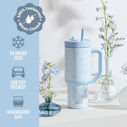 Oasis 30oz Insulated Stainless Steel Tumbler with Straw