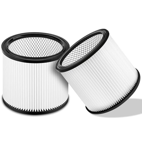 90304 Vacuum Filter Replacement Filter for Shop (2 Count)