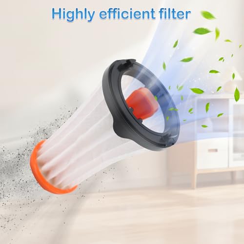 4 Pcs EF144 Filter Replacement Compatible with Electrolux Ergorapido EL2000