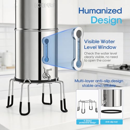 3G Gravity Water Filter System with Water Level Window