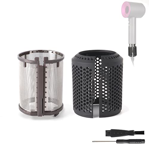 Hair Dryer Inner Filter+ Outer Filter Cage Replacement for Dyson Hair Dryer