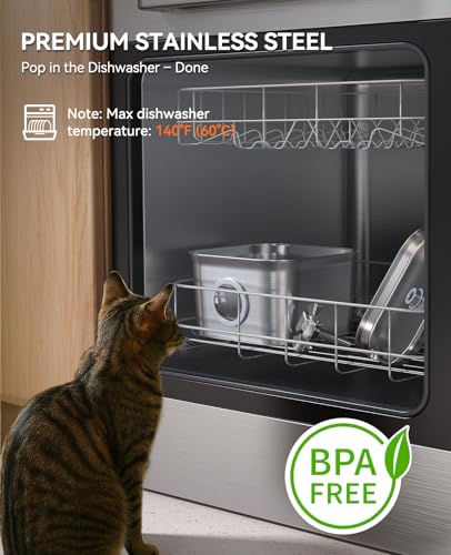 Stainless Steel Cat Water Fountain