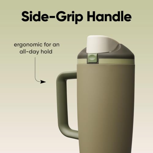 FreeSip Tumbler Stainless Steel Water Bottle 30 oz Off Road