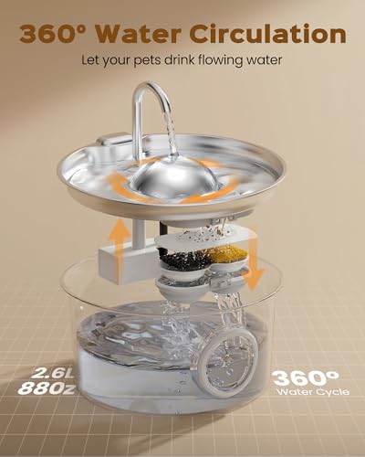 Pet Water Fountain Stainless Steel