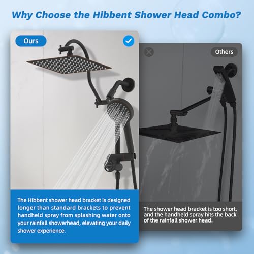 High Pressue All Metal 10" Rainfall Shower Head